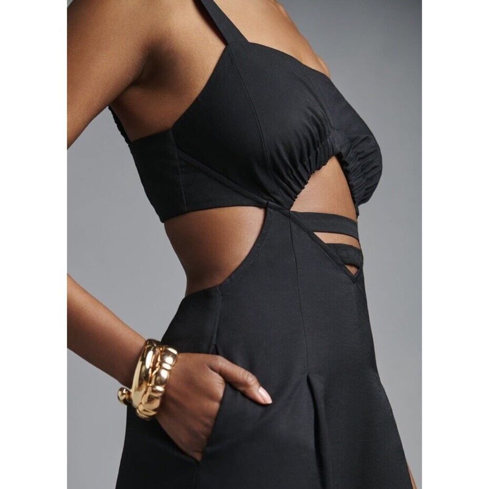- Anthropologie SOVERE Cutout Jumpsuit Size L - Picture 2 of 7